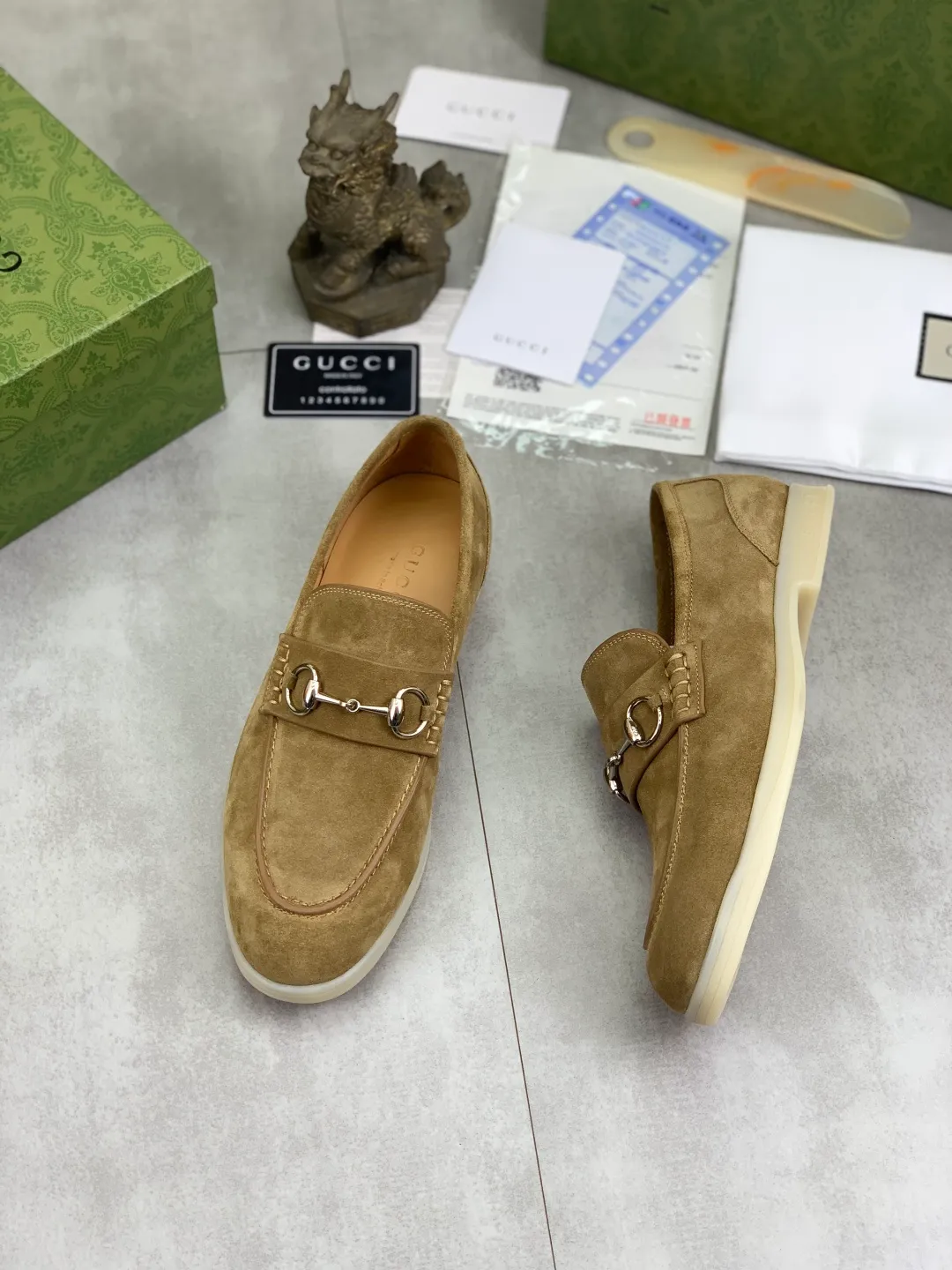 Men's men's shoes 💰P520 [New style] Water dyed cowhide 💰💎💎💎 [Gucci] GUCCI high-end classic men's formal business leather shoes, original order 1:1 authentic goods! Original imported high-end calfskin, original metal buckle, imported first-layer cowhide lining for feet, original outsole, men's shoe size: 38-44 (45 customized) Multiple colors available